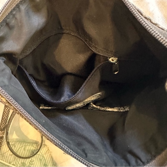 Nicole Miller Snake Skin Print Crossbody Bag – Excellent Condition - Picture 10 of 13